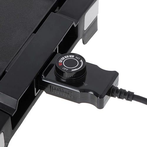 grill elektrik tavoline, Adler, AD 6613, deri 3000W, pllakë jo-ngjitëse 36.5x24 cm, me shpatull