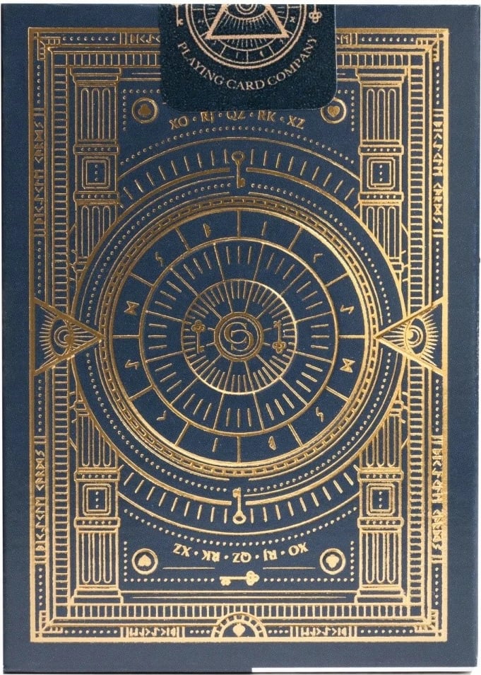 Letra loje Bicycle Cypher, komplet, blu e errët