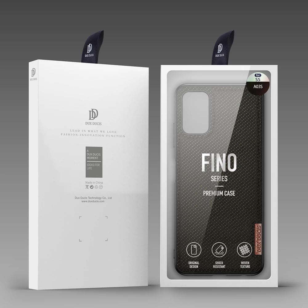 Mbështjellës Dux Ducis Fino për Samsung Galaxy A03s, najlon, e gjelbër