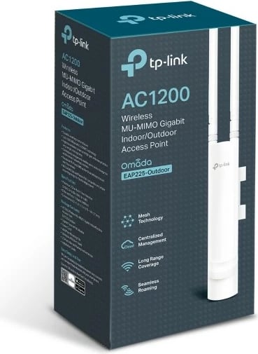 Access point TP-Link Omada EAP225-Outdoor, 2.4 GHz, 5 GHz, 1200 Mbit/s