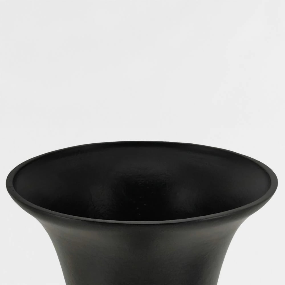 Vazo FLORES, alumin, e zezë, 20x20x71cm