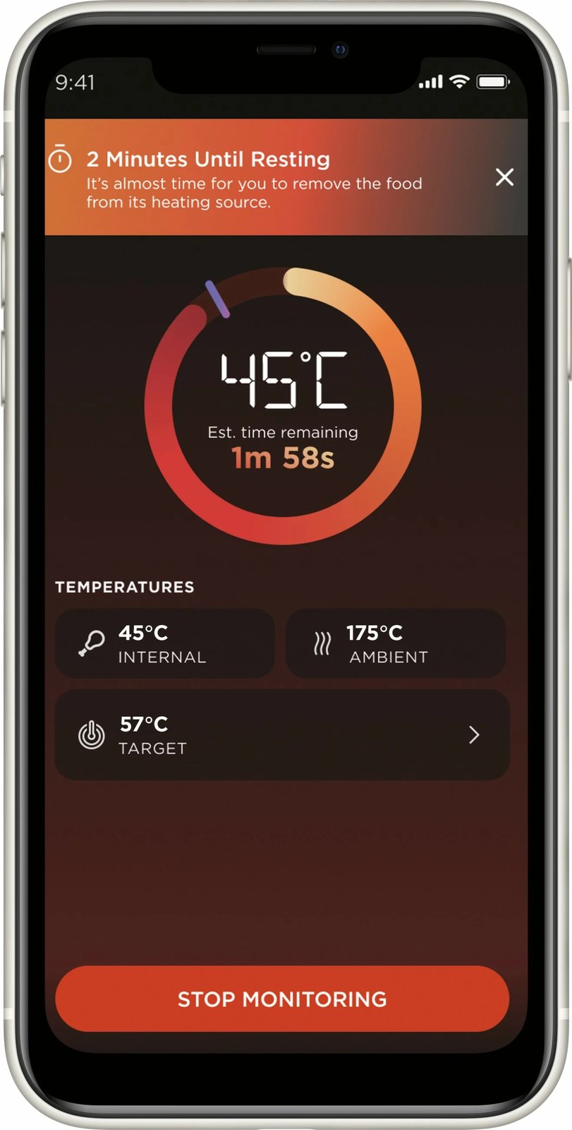 Termometër digjital Ninja WP100EU, Bluetooth, 30 orë, i zi