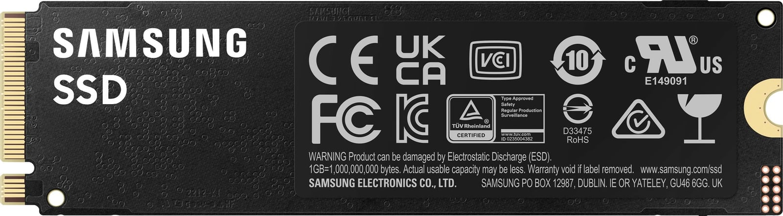 SSD Samsung 990 PRO, 2 TB, M.2, 7450 MB/s