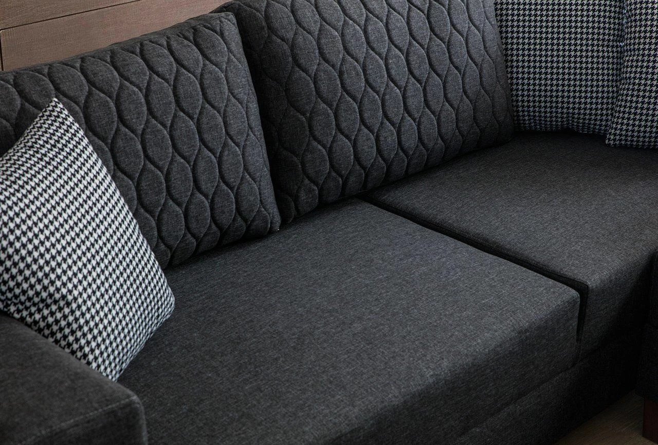 Kënd-sofë krevati Loft, anthracite, Atelier del Sofa