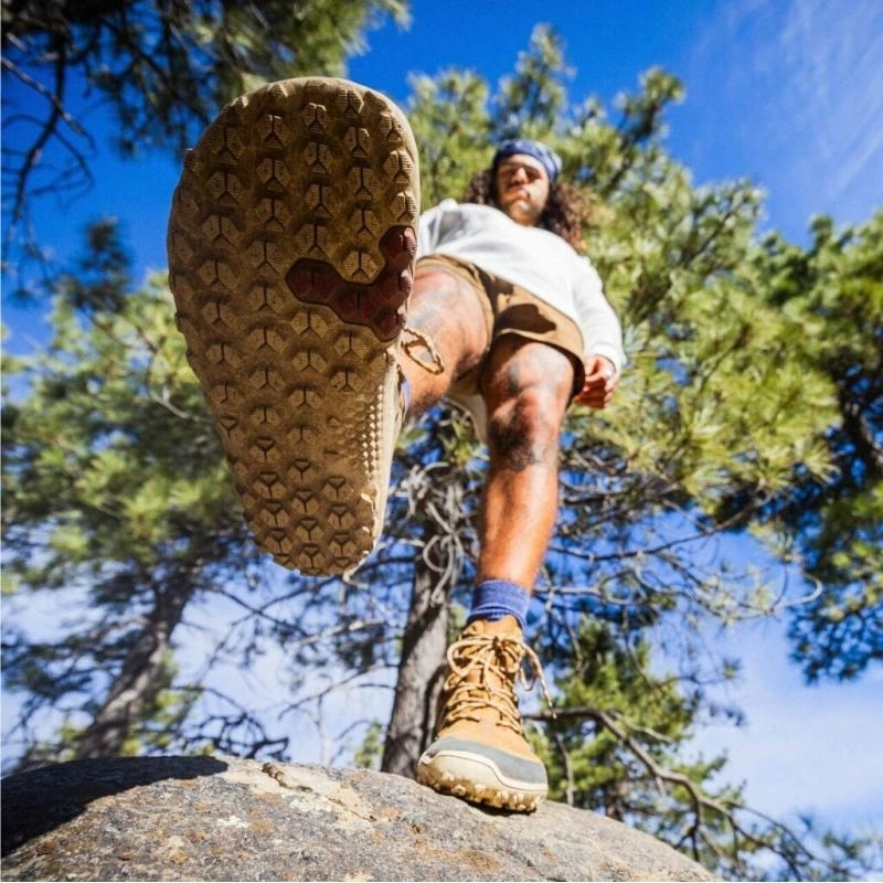 Atlete hiking Vivobarefoot Tracker Leather AT, kafe