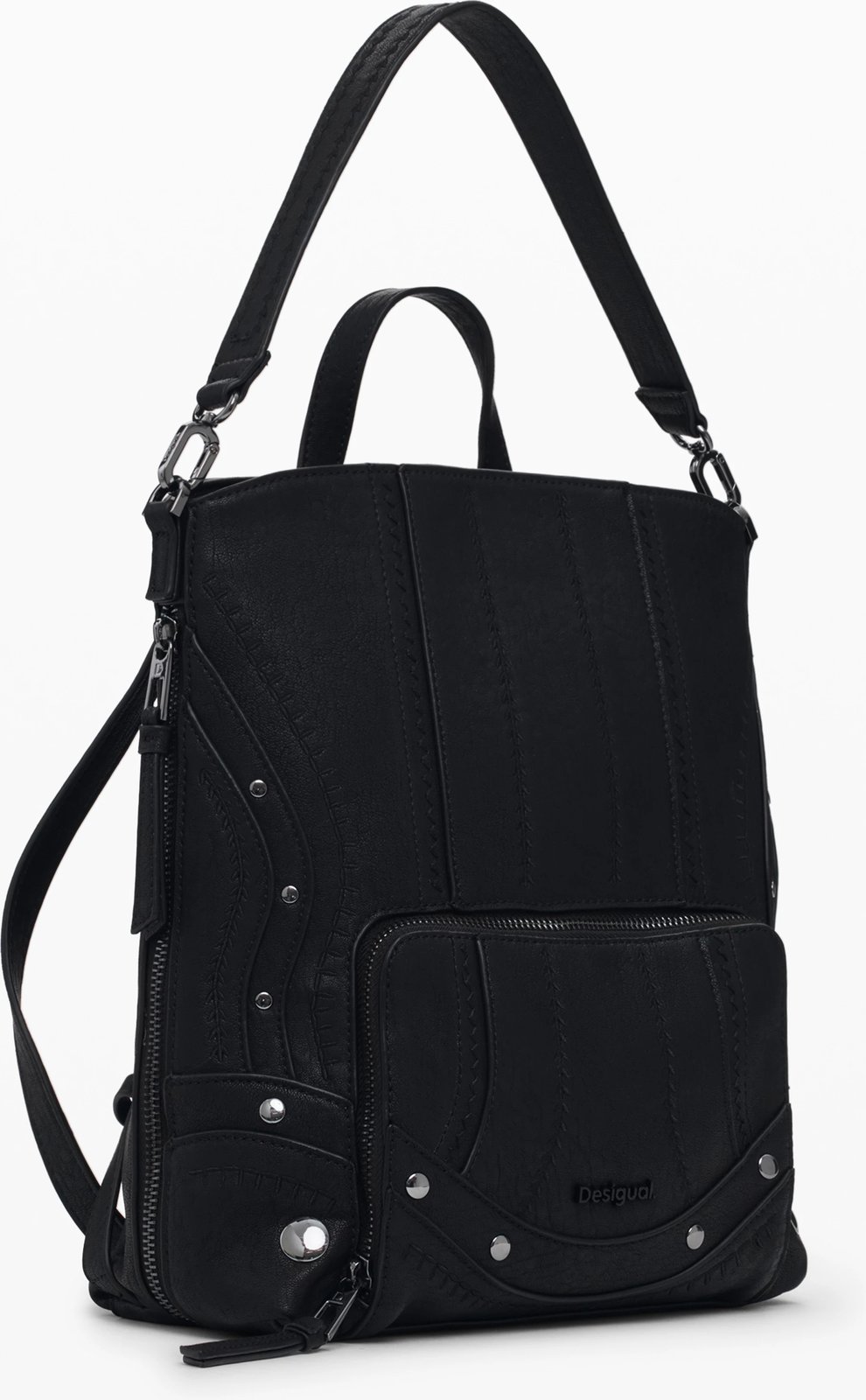 Backpack DESIGUAL EMBRO PATCH PRETORIA mini femra, e zezë