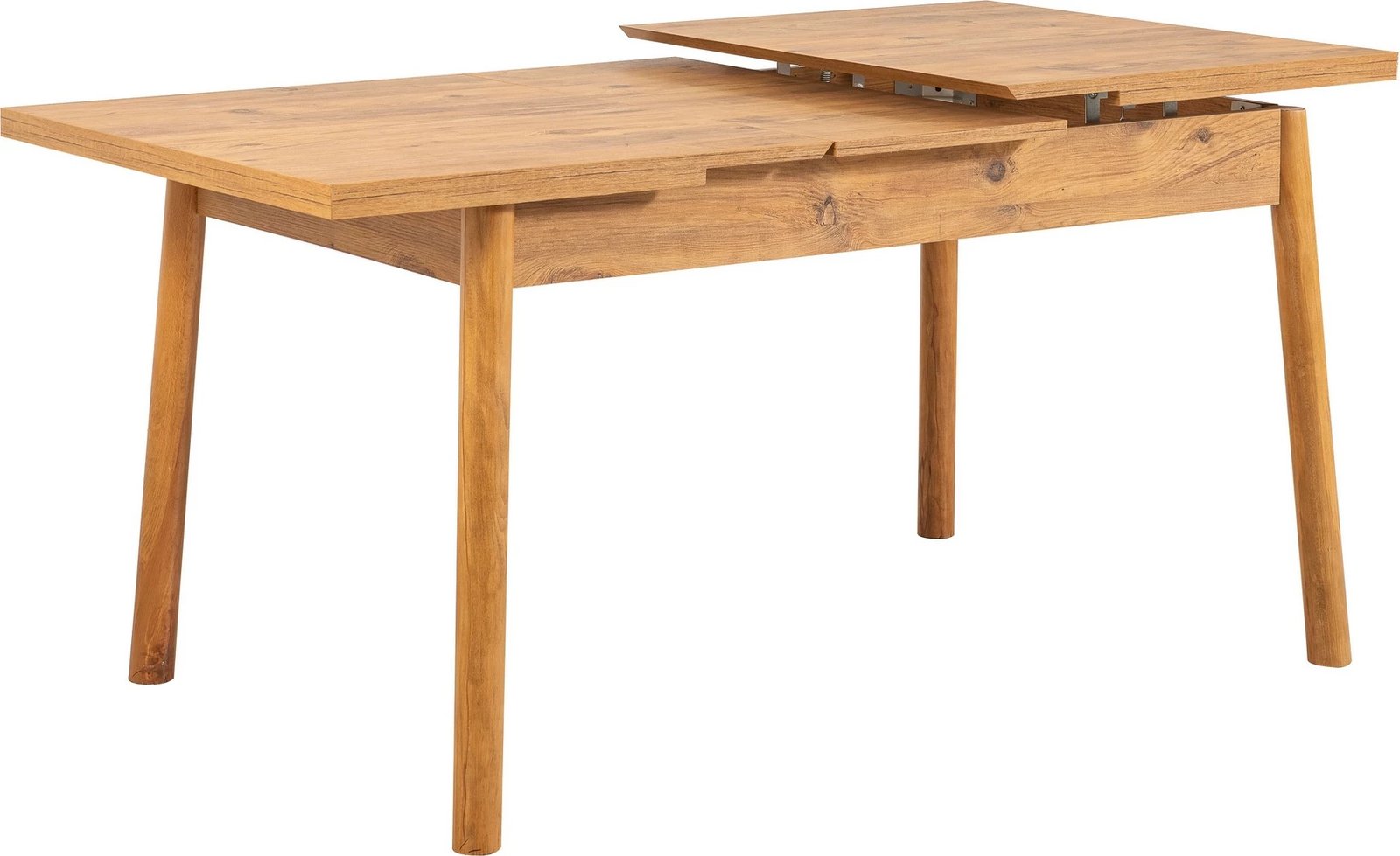 Set tavolinë me karrige për ngrënie, i zgjatshëm, Hanah Home, Santiago, ngjyrë Atlantic Pine dhe antracit, 5 copë
