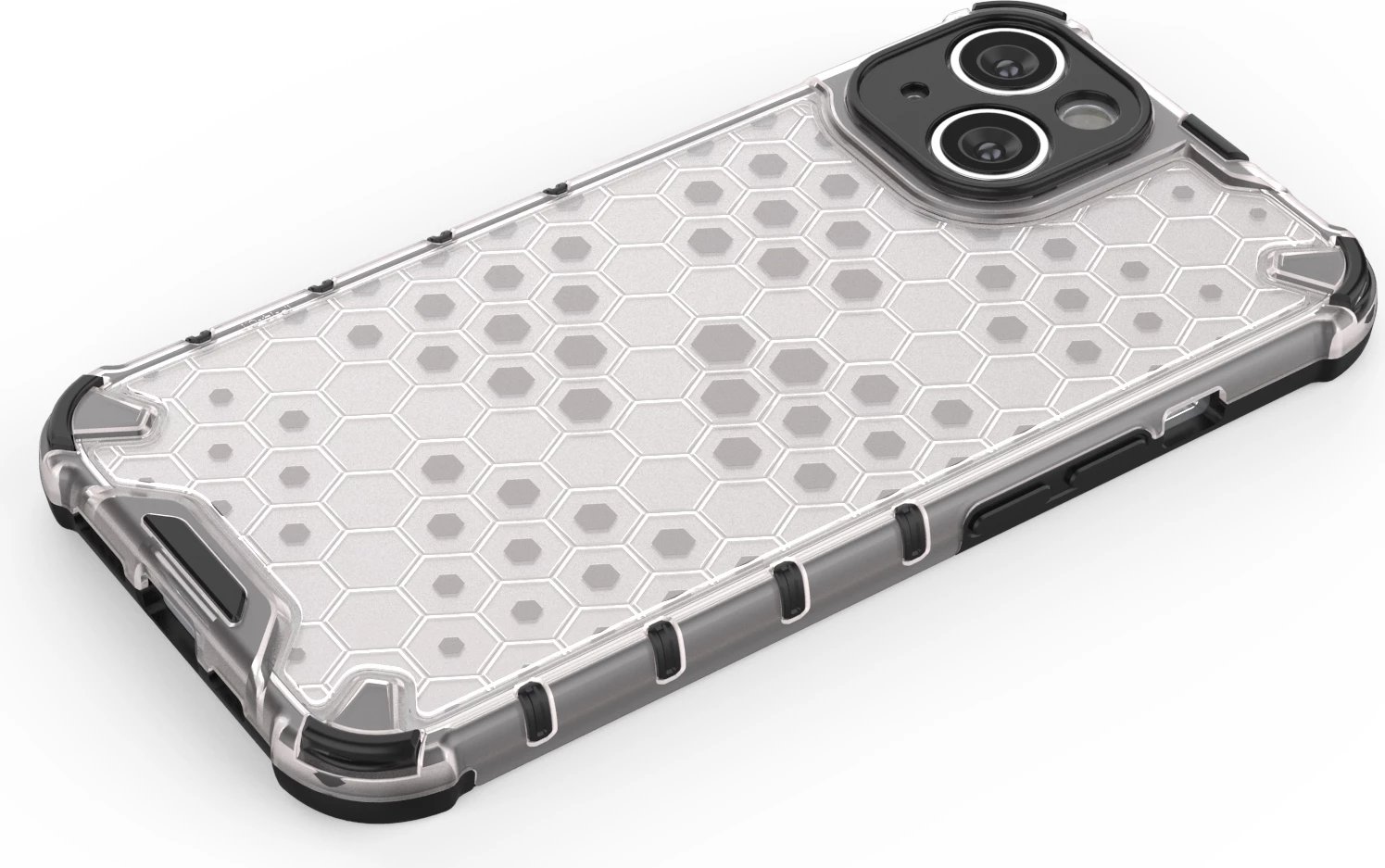 Mbështjellës Hurtel Honeycomb për iPhone 14, i zi