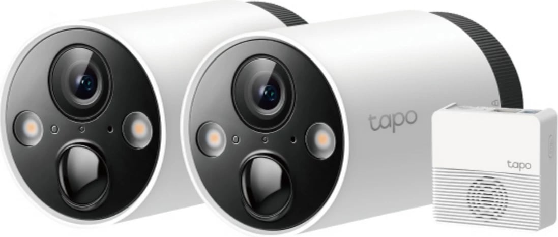 Kamerë sigurie, TP-Link, TAPO C420S2, e bardhë, set 2 kamera
