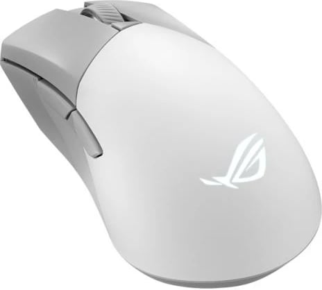 Maus gaming Asus ROG Gladius III Wireless AimPoint 36,000 DPI tri-mode 2.4GHz/Bluetooth/USB 79g, e bardhë