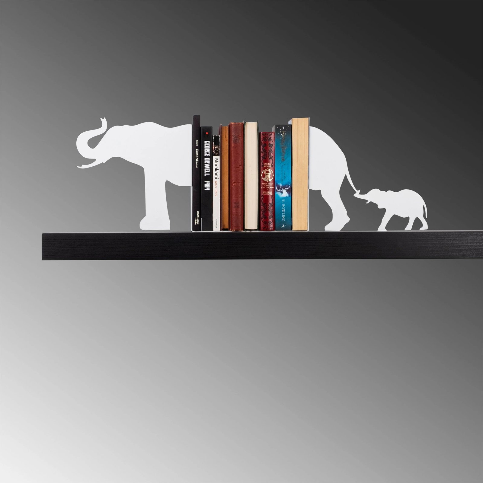 Mbajtëse libri metalike, dizajn Aberto, e bardhë Mbajtëse libri metalike, dizajn Aberto, e bardhë