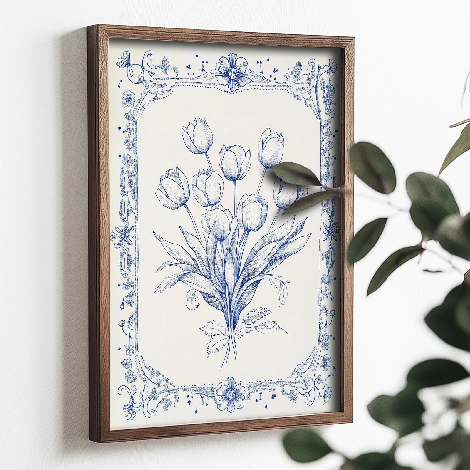 Pikturë dekorative me kornizë, MDF, Wallity, TUN038-XL