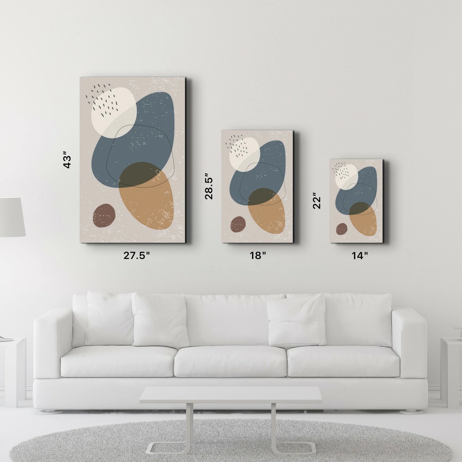 Pikturë dekorative prej xhami të temperuar, shumëngjyrëshe, Wallity CAM-1083, 46x72cm