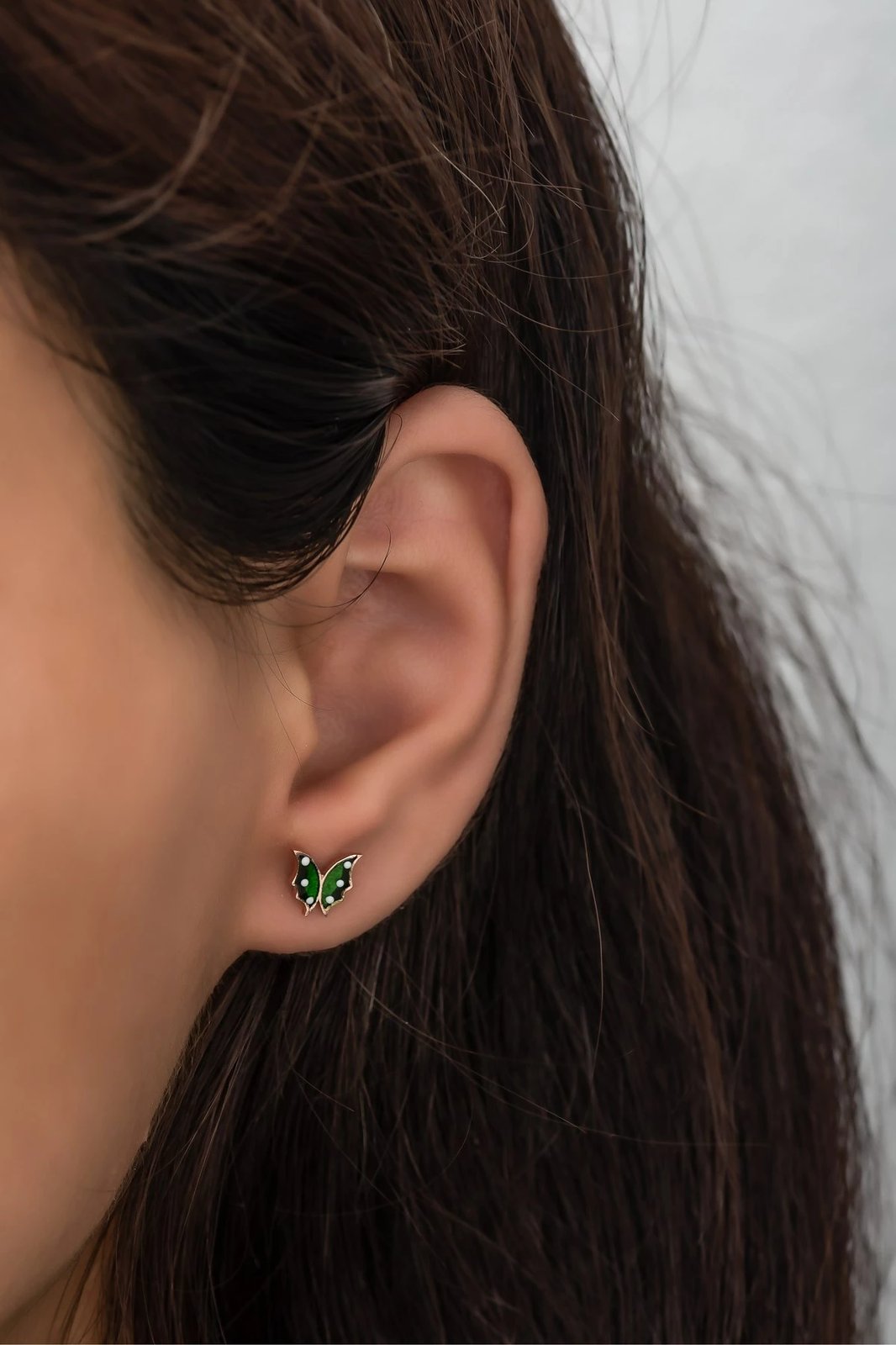 Vathë argjendi Jumeon, ngjyrë ari dhe e gjelbër, NRZ99422