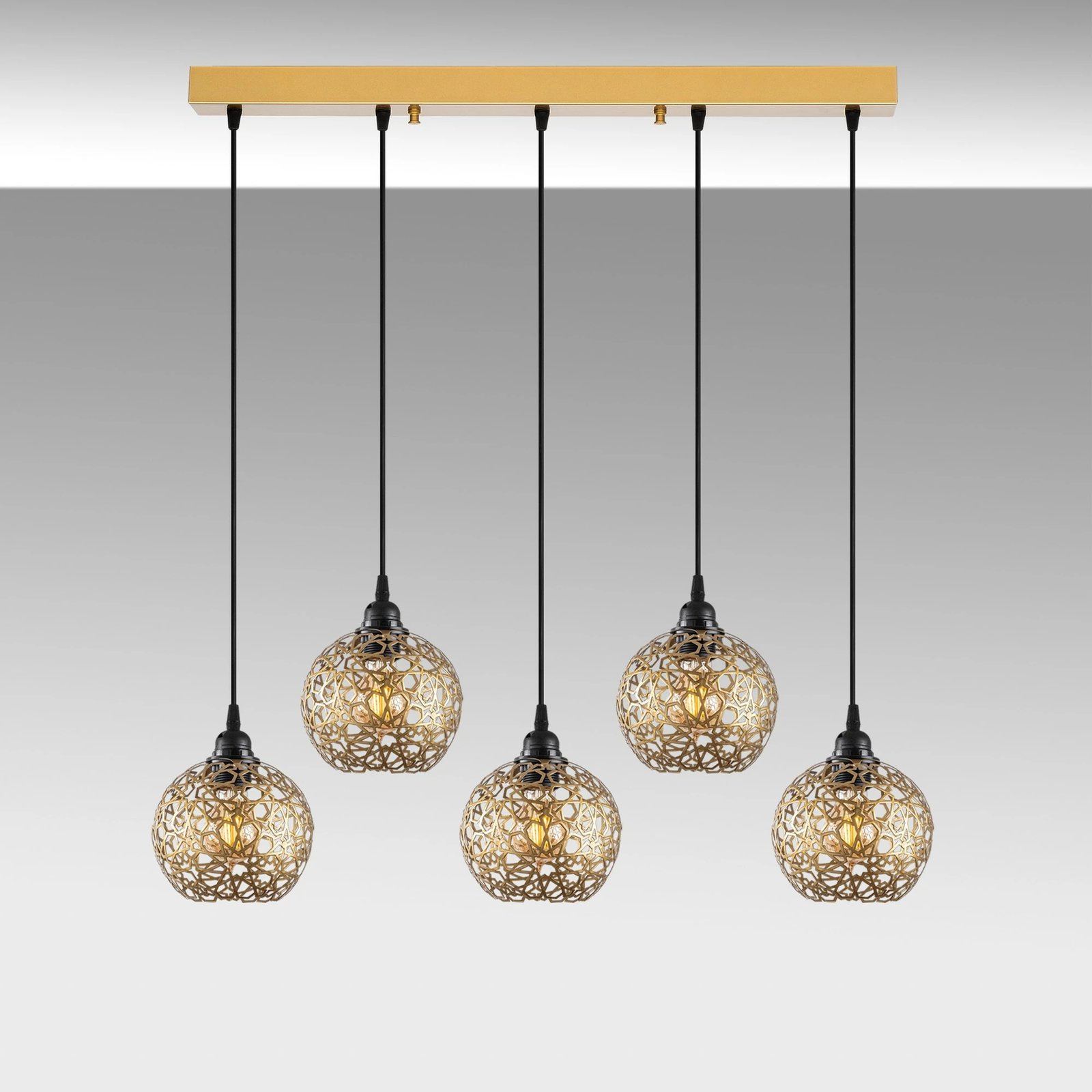 Llambë tavani Opviq Selcuklu, ngjyrë ari, MR-789-1