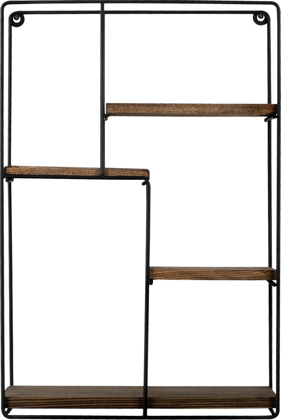 Raft muri Hanah Home, Lotus, ngjyrë e zezë dhe arre