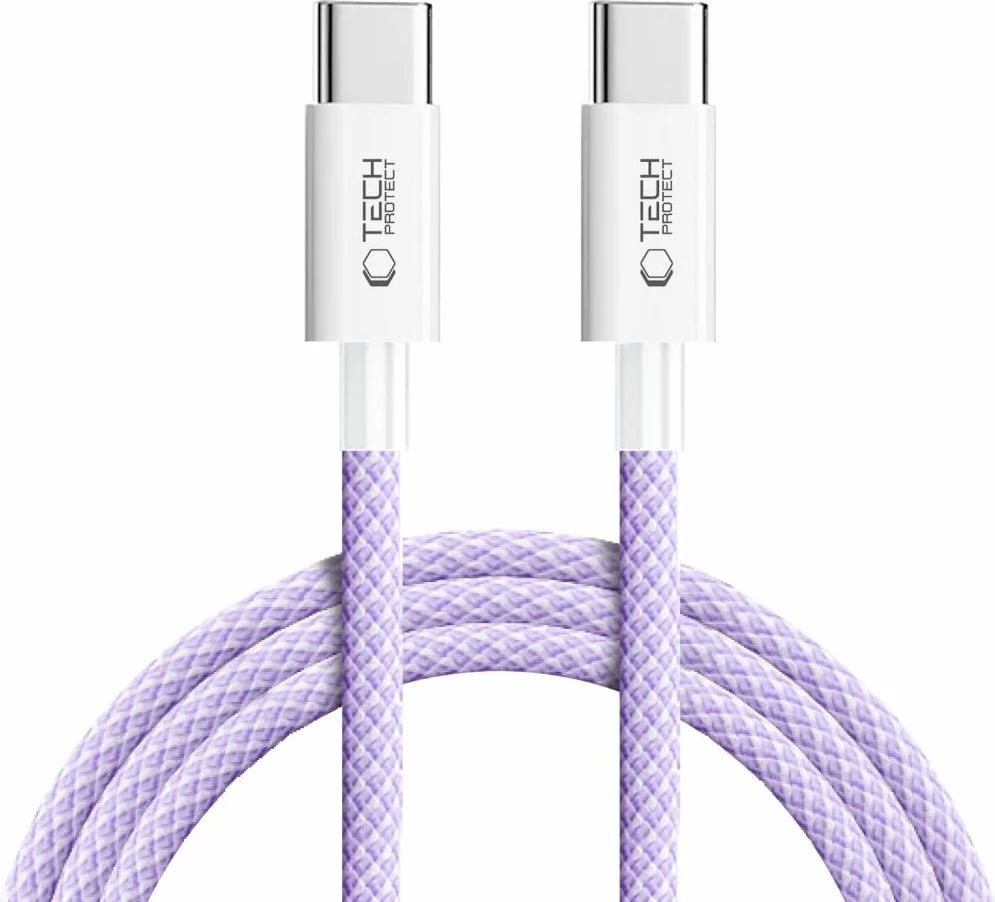 Kabllo USB-C Tech-Protect Ultraboost Lite 2m, 60W, Violet