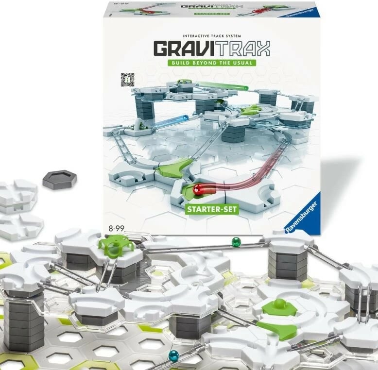 Set ndërtimi Ravensburger Gravitrax Starter Set, mbi 100 pjesë, për fëmijë dhe të rritur