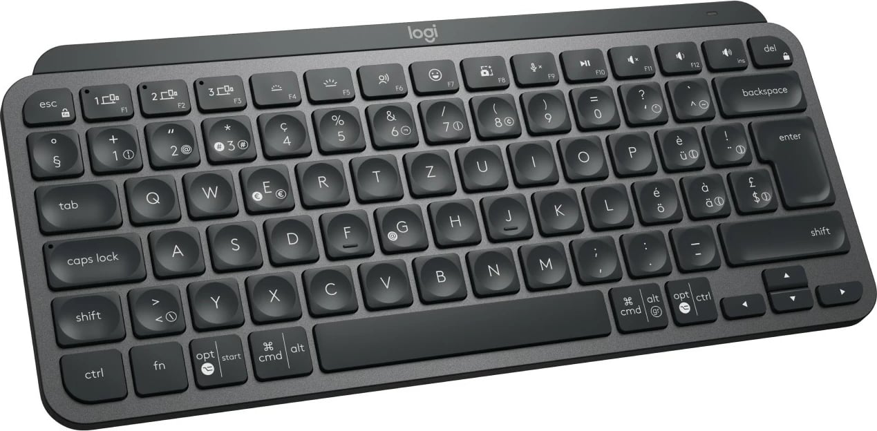 Tastierë mini Logitech MX Keys Mini for Business, wireless, Bluetooth, QWERTZ, LED, Graphite