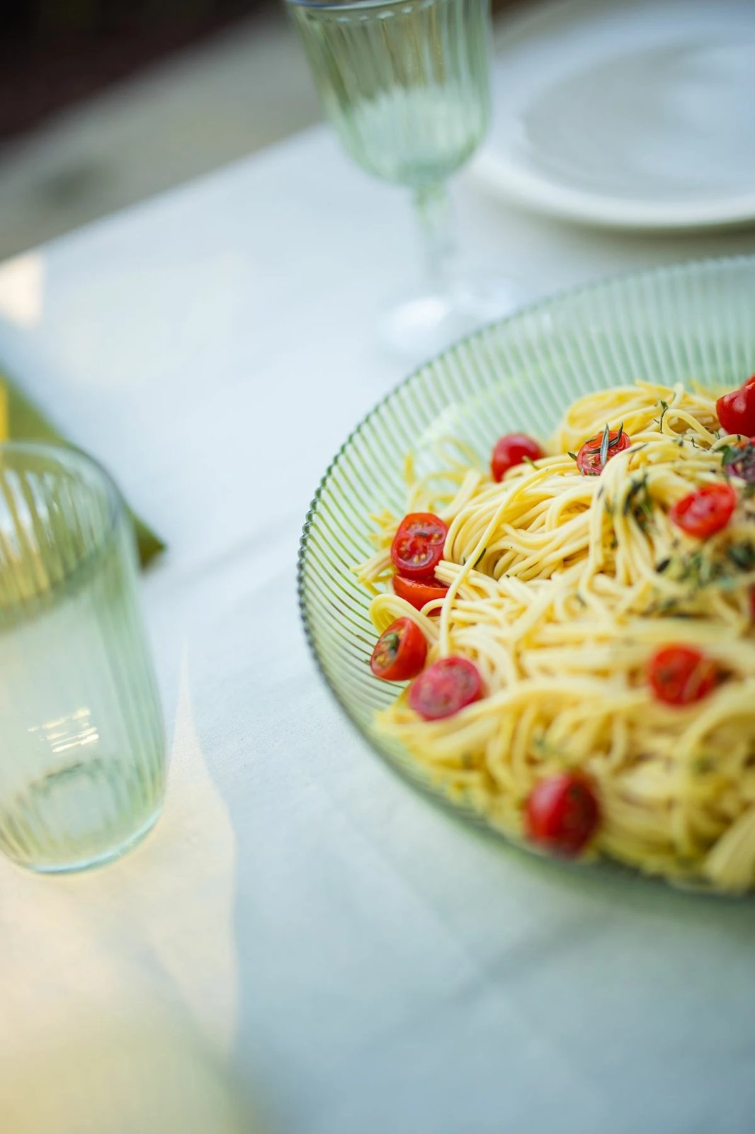 Set pjatash qelqi për sallatë, 2 copë, Hermia Concept, Splendid, ngjyrë e gjelbër