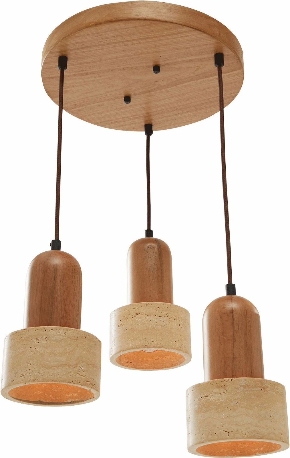 Llambë tavani Opviq, Loer-C, ngjyrë lisi