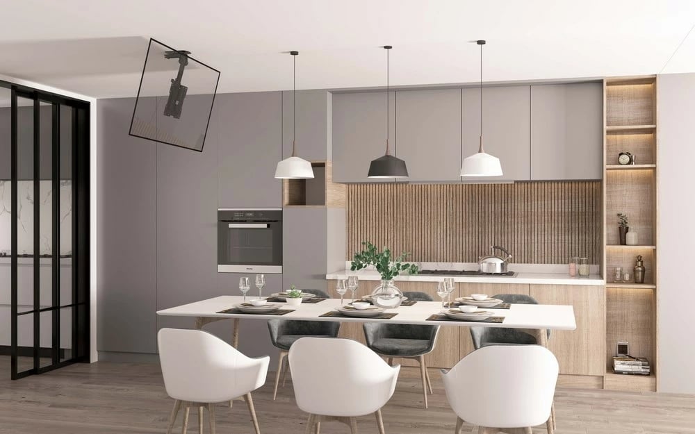 Mbajtës tavani për TV/monitor Gembird CM-43ST-01, 19-43 inç, i zi