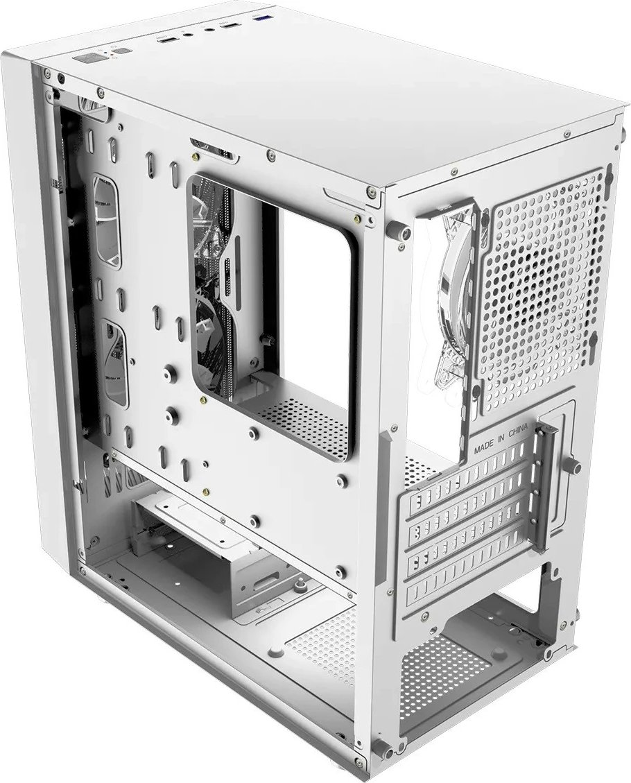 Kasë Logic Concept Atos ARGB Mini, Micro ATX, e bardhë Kasë Logic Concept Atos ARGB Mini, Micro ATX, e bardhë