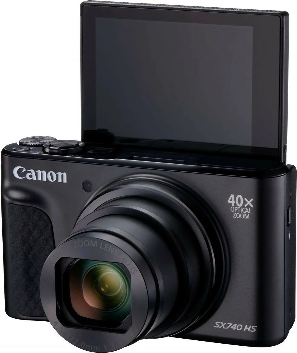 Aparat Canon PowerShot SX740 HS, 20.3MP, 40x zoom optik, 4K, Wi-Fi, i zi