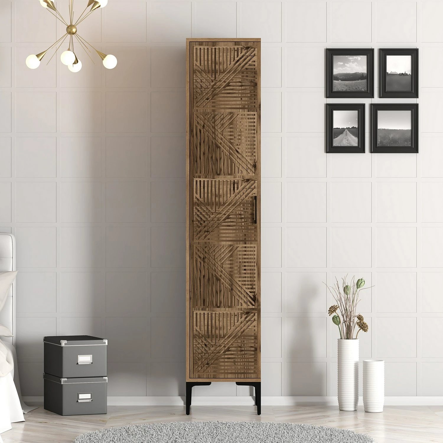 Dollap Hanah Home, Kumsal P, ngjyrë arre