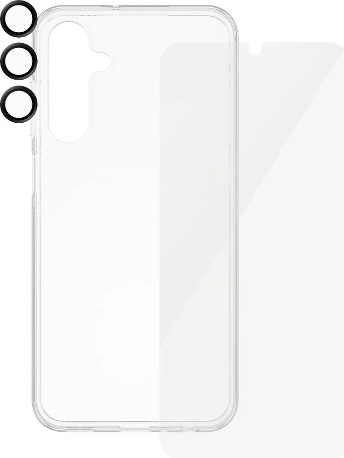Mbështjellës PanzerGlass SAFE. 3-in-1 Pack për Samsung A25 5G, transparent