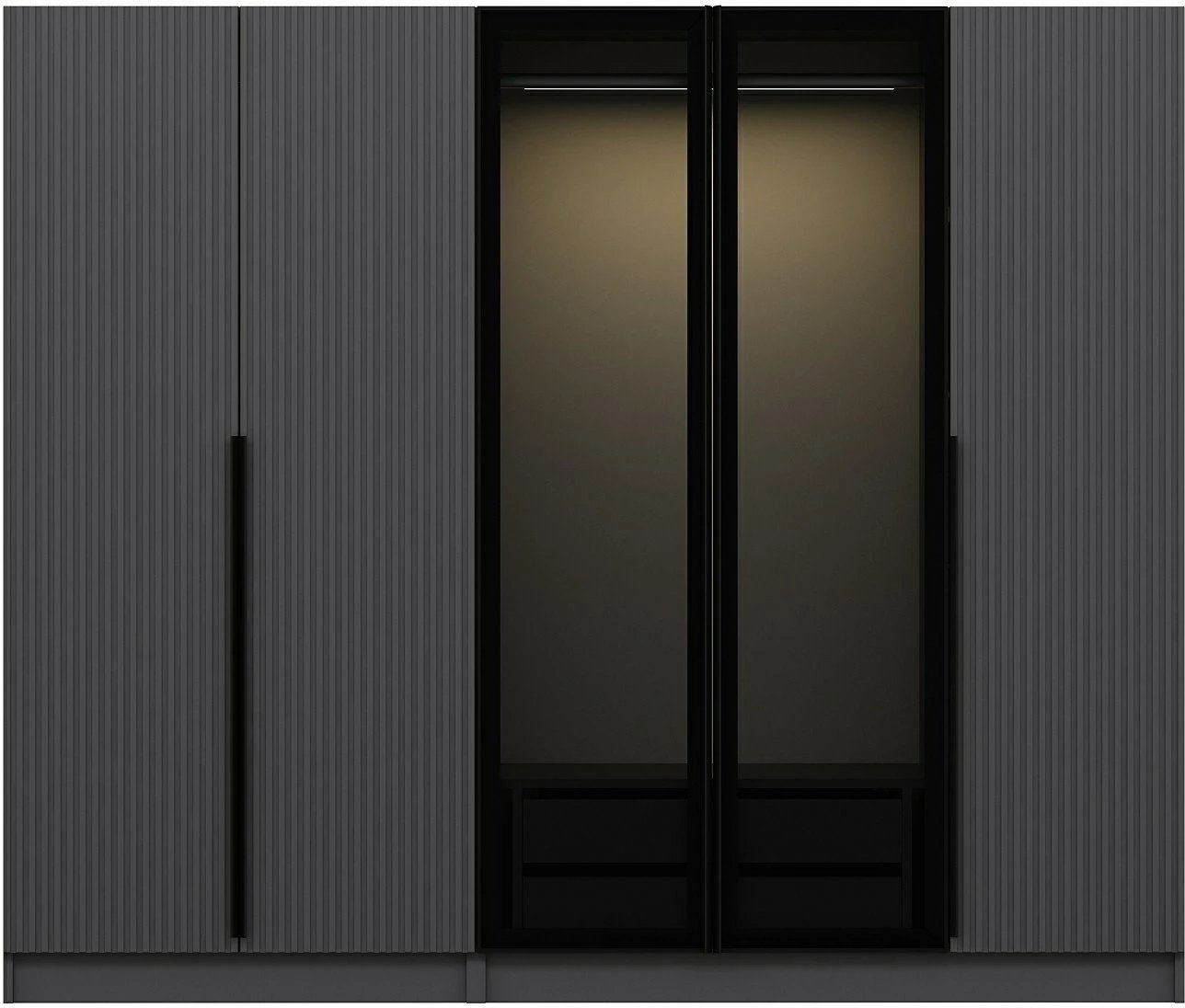 Dollap garderobe Fume, Skye Decor, Kale Plus - 7803