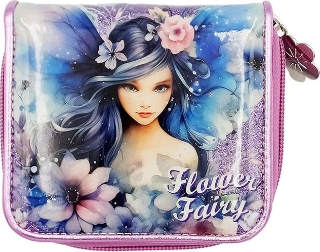 Portofol Stnux Flower Fairy Iris për fëmijë, STN9278, kaltër/vjollcë