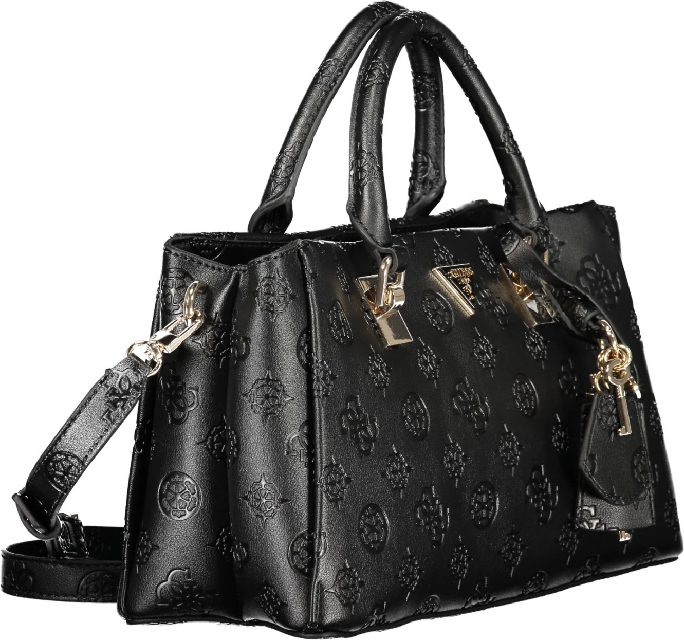 Çantë GUESS JEANS TISHA BAG femra, e zezë