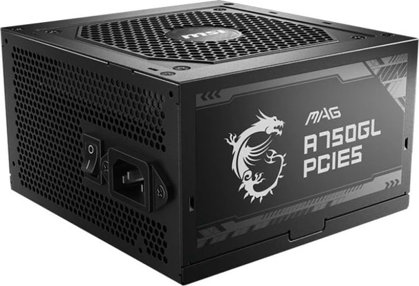 Kasë furnizimi MSI MAG A750GL PCIE5 II, 750 W, 80 PLUS Gold, Modular, e zezë