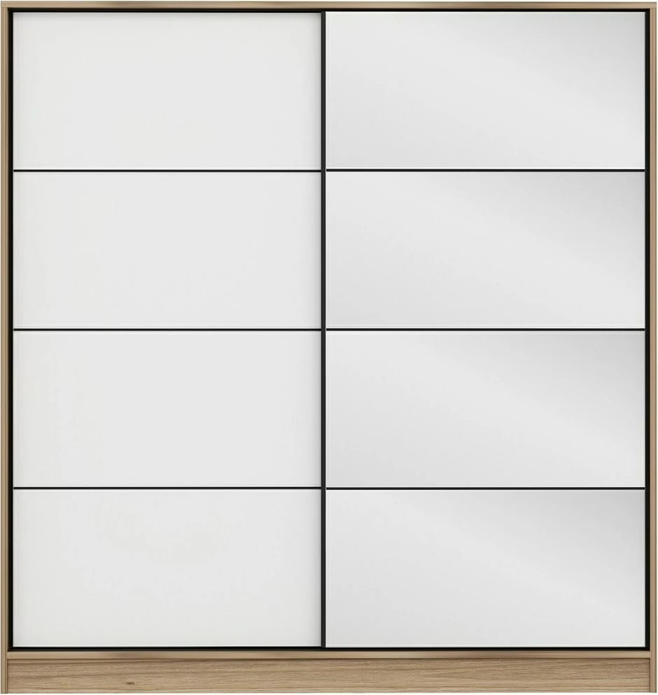 Dollap Skye Decor, dore dhe i bardhë, 3169