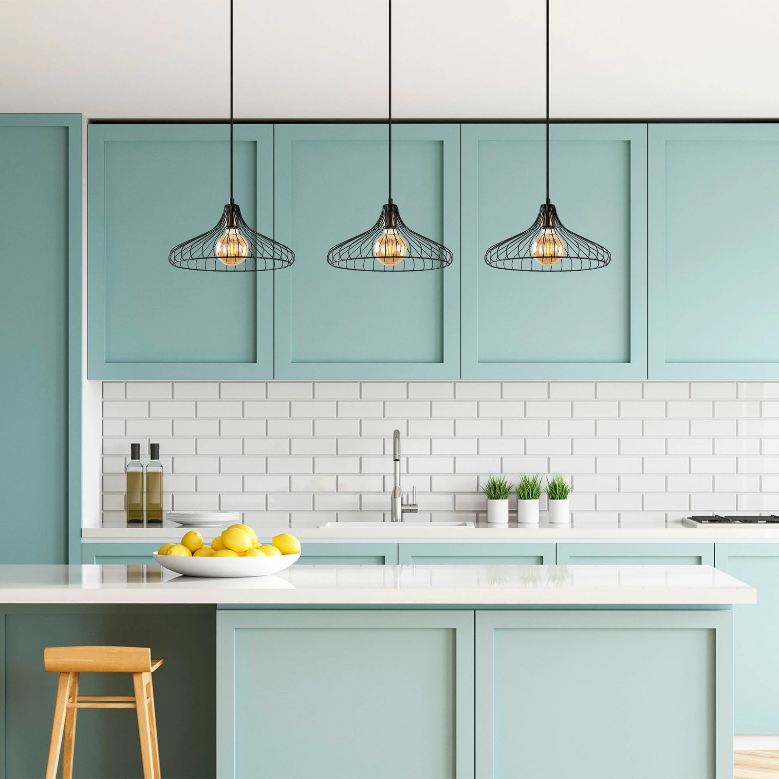 Llambë tavani industriale, ngjyrë e zezë, Depay - 11260