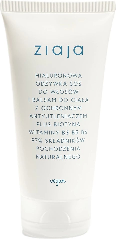 Kondicioner për flokë dhe balsam për trup Ziaja Hyaluronic SOS për femra 160ml