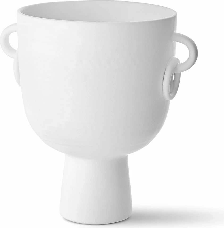 Vazo dekorative Aberto Design, e bardhë, DKR0469, 24x18x25cm Vazo dekorative Aberto Design, e bardhë, DKR0469, 24x18x25cm