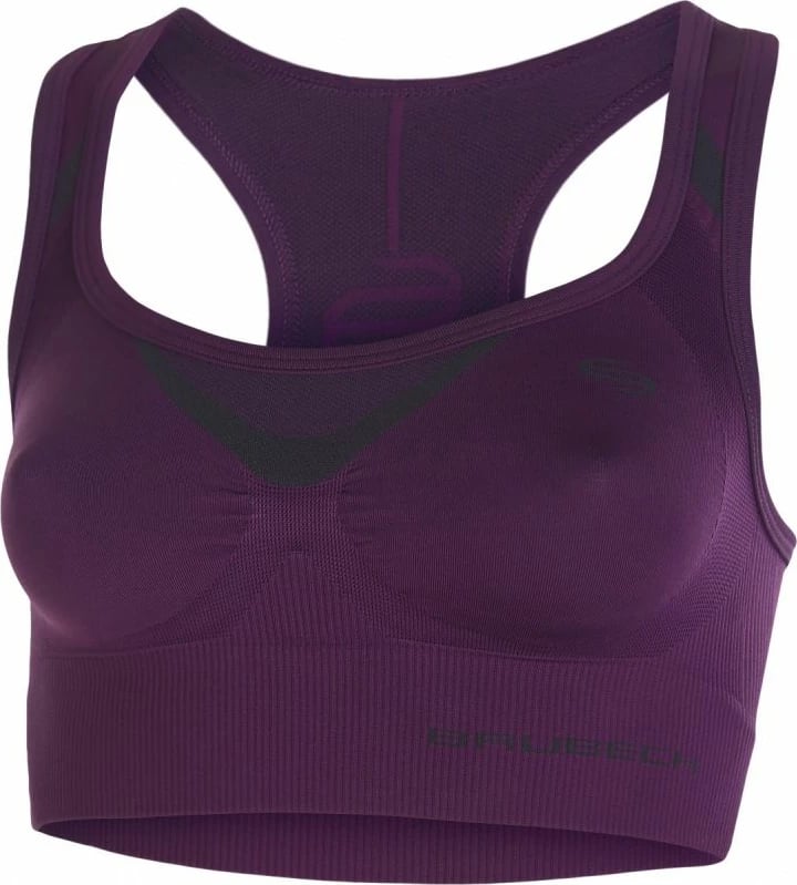 Crop top sportiv për femra Brubeck, vjollcë