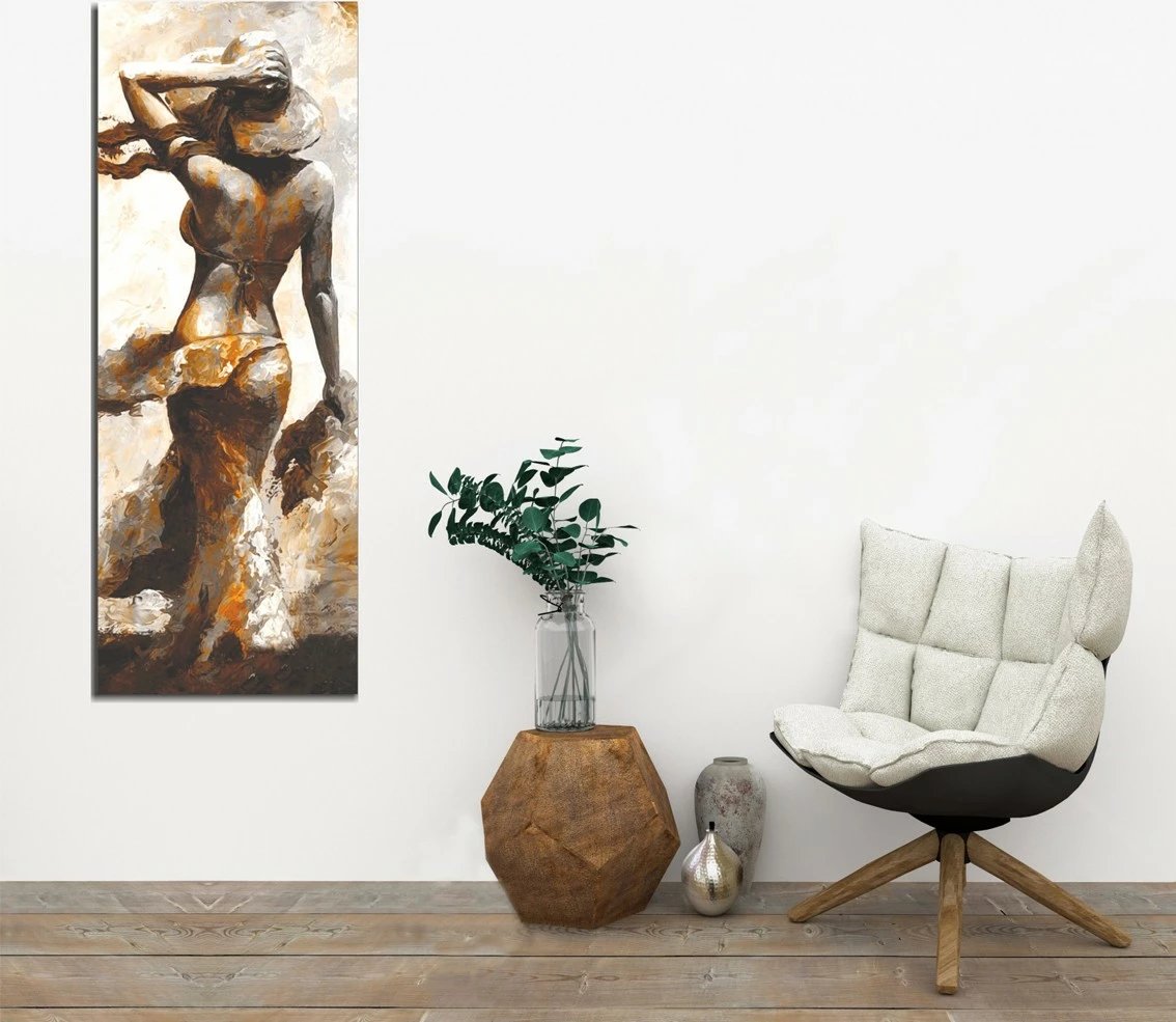 Pikturë dekorative në kanavacë, shumëngjyrëshe, PC108, 30x80cm