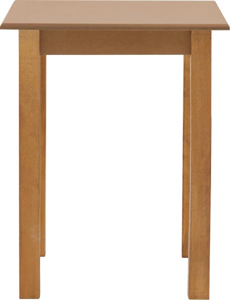 Tavolinë Zolenio dru ahu me sipërfaqe MDF, ngjyrë arre, 60x60x76cm