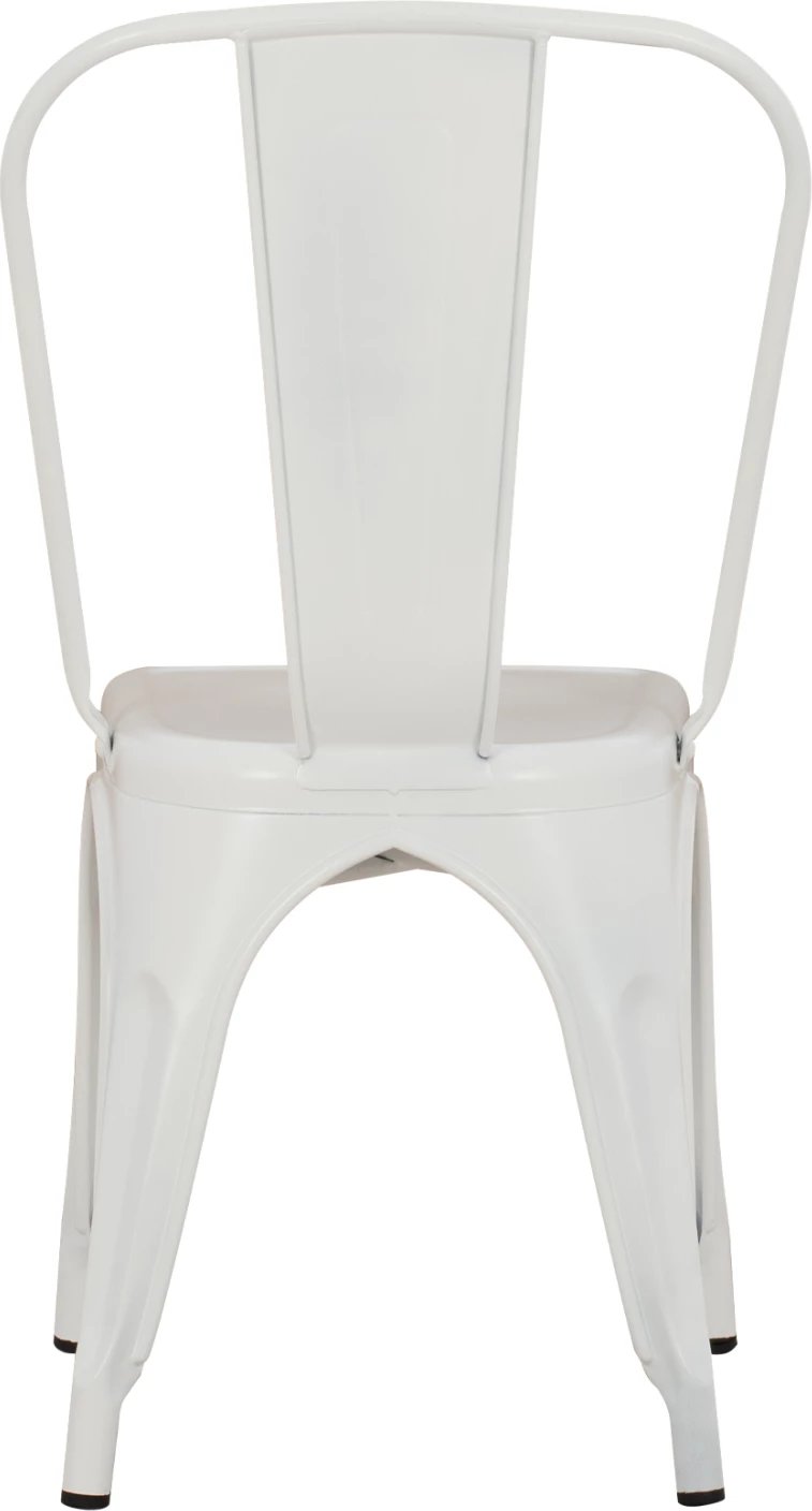 Karrige për ngrënie MELITA-PRO FH8641.41 metalike, ngjyrë e bardhë mat, 44x47x84.5Hcm