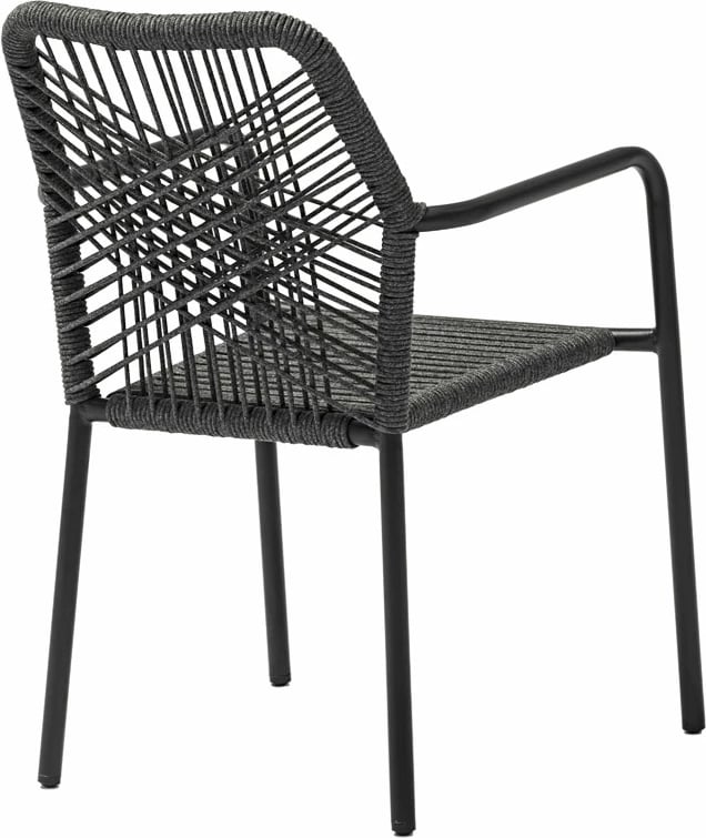 Karrige Kherson alumini, litar anthracite, jastëk gri