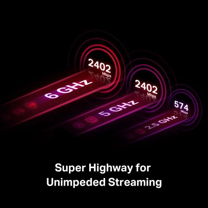 Adapter Wi‑Fi PCIe, TP-Link Archer TXE72E, me antena të jashtme, e zezë