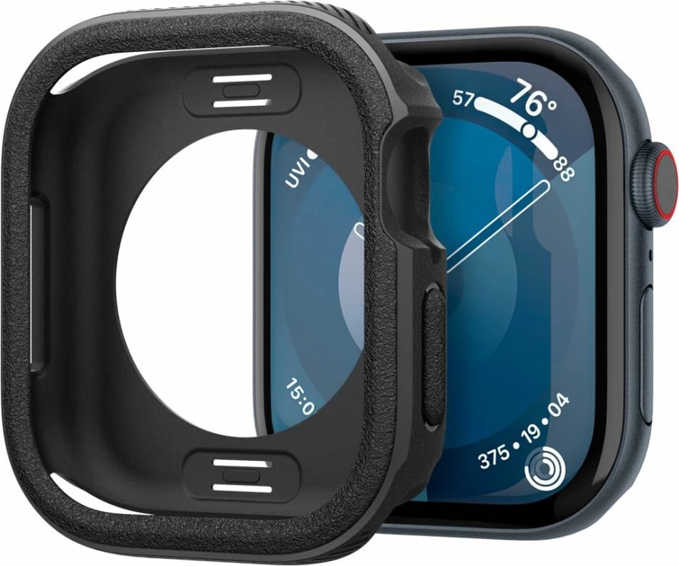 Mbështjellës Spigen Caseology Vault për Apple Watch 10, 46 mm, i zi