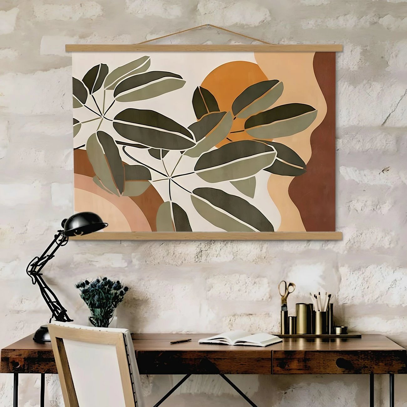 Pikturë dekorative me kornizë, shumëngjyrëshe, Wallity MRG10, 50x70cm