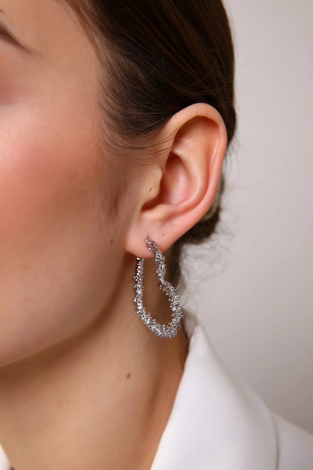 Vathë rrethi me zirkon, ngjyrë argjendi, Jumeon, Gmskalpkupe