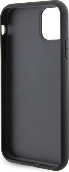 Mbështjellës Karl Lagerfeld Gripstand Saffiano Choupette Pins për iPhone 11/XR, i zi