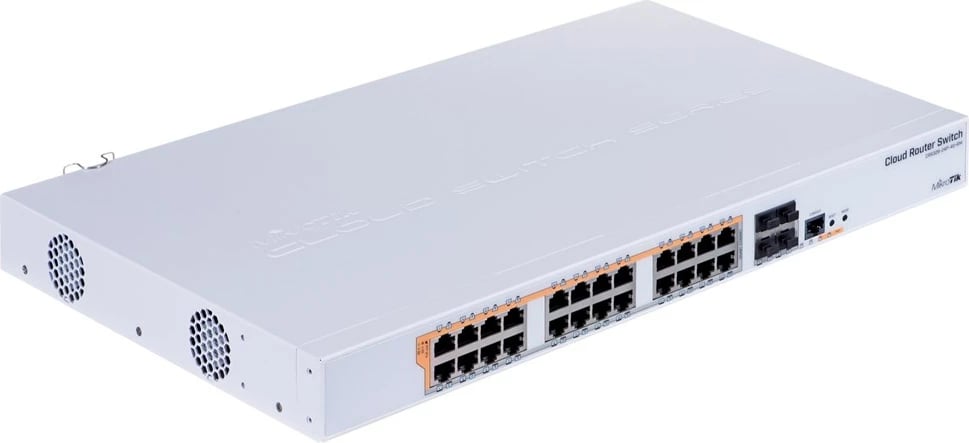Switch Mikrotik CRS328-24P-4S+RM, i bardhë