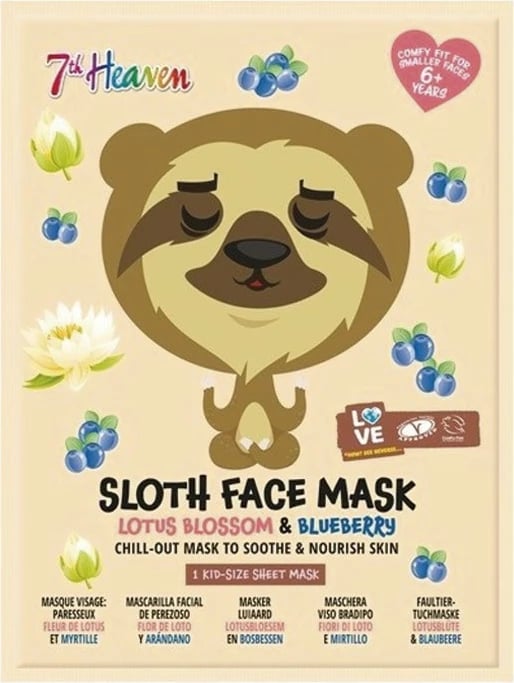 Maskë fytyre Montagne Jeunesse Sloth unisex